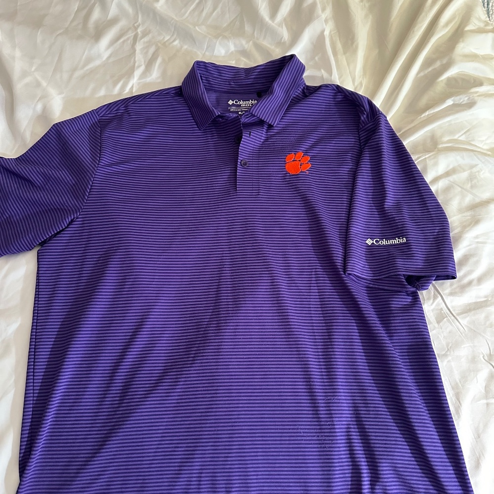 Clemson golf polo
